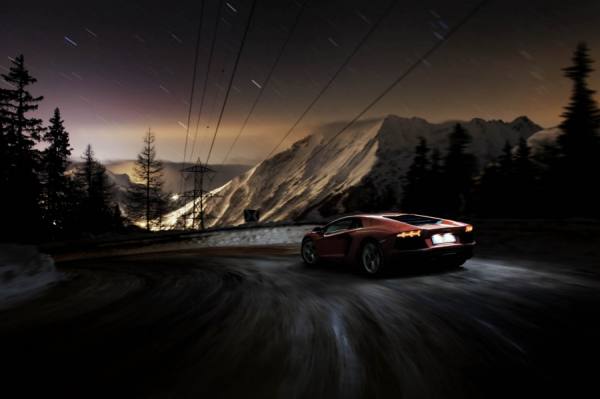 Photograph Bernd Kammerer Lamborghini Aventador on One Eyeland